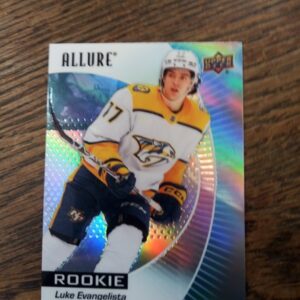 2023-24 UD Allure rookie Luke Evangelista