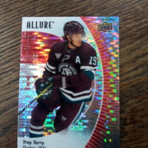 2023-24 UD Allure red raibow Troy Terry