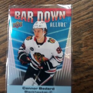 2023-24 UD Allure Bar Down Connor Bedar