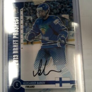 2013 In the Game Inc. 2013 Draft Prospect Autograph Aleksander Barkov Silver Version