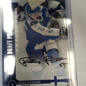 2013 In the Game Inc. 2013 Draft Prospect Autograph Rasmus Ristolainen Silver Version