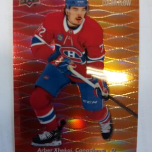 2023-2024 Upper Deck Allure Color Flow Red-Orange Arber Xhekaj