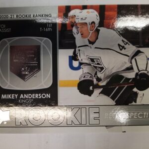 2020-21 Rookie Ranking Upper Deck Series 1 Rookie Retrospective Mikey Anderson