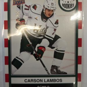 2023-2024 Upper Deck American Hockey League Star Rookies Carson Lambos /76