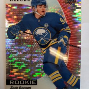 2023-2024 Upper Deck Allure Red Rainbow Rookie Zach Benson