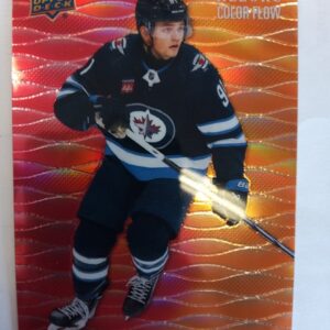 2023-2024 Upper Deck Allure Color Flow Red-Orange Cole Perfetti