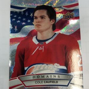 2022-23 UD mvp Domains Cole Caufield