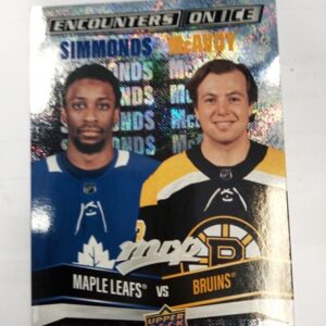 2022-23 UD mvp Encounters on Ice Simmonds McAvov