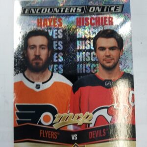 2022-23 UD mvp Encounters on Ice Hayes Hischier