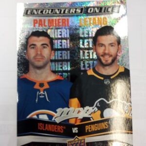 2022-23 UD mvp Encounters on Ice Palmieri Letang