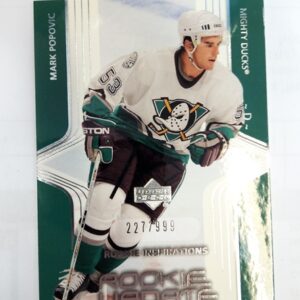 2004-2005 Upper Deck Rookie Inspirations Rookie Update Mark Popovic