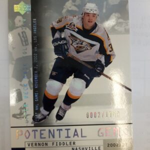 2002-2003 Upper Deck Potential Gems Vernon Fiddler