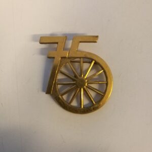 75 kärrynpyörä pinssi (K)