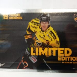 2023-2024 Cardset SM-Liiga Limited Edition Platinum Edition Tuomas Kiiskinen