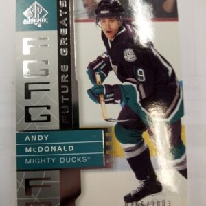 2003-2004 UD SP Future Greats Andy McDonald