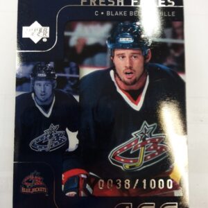 2002-2003 UD Ice Fresh Faces Blake Bellefeuille