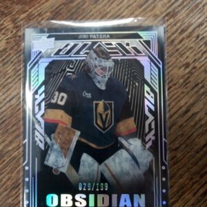 2023-24 UD spx Obsidian rookies Jiri Pathera