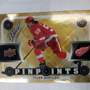 2022-23 UD mvp Pinpoints gold Tyler Bertuzzi