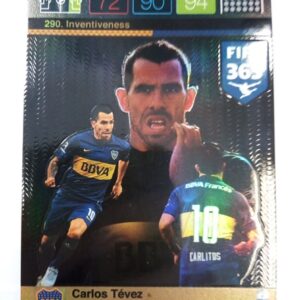 2013-2014 Panini FIFA365 Inventiveness Carlos Tévez