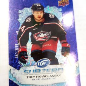 2022-23 UD Ice Subzero Rookies Trey Fix-Wolansky
