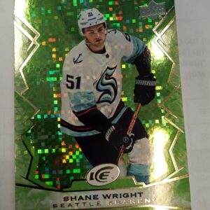 2022-23 UD Ice Rookie Shane Wright Green Parallel