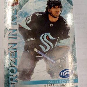 2023-24 UD Frozen In Ice Matty Beniers