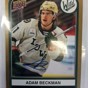 2023-2024 Upper Deck American Hockey League Signature Adam Beckman