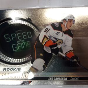 2023-2024 UD Credentials Speed of the Game Rookie Leo Carlsson