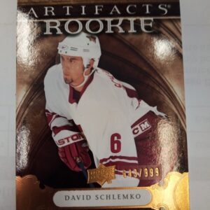 2008-2009 UD Artifacts Rookie David Schlemko