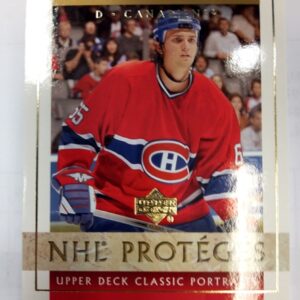 2002-03 UD Classic Portraits NHL Protégés Ron Hainsey