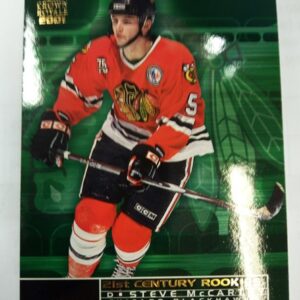 2000-01 Pasific Trading Cards Inc. Crown Royale 2001 21st Cebtury Rookies Steve McCarthy