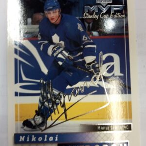 1999-2000 UD mvp Stanley Cup Edition autograph Nikolai Antropov