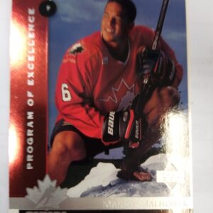 1997-98 UD C.H.A. Draft Class program of Excellence Manny Malhotra