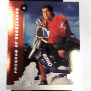 1997-98 UD C.H.A. Draft Class program of Excellence Mathieu Chouinaro