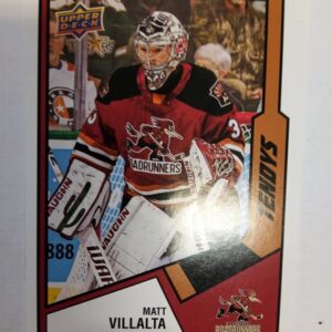 2023-2024 Upper Deck American Hockey League Tendys Matt Villalta