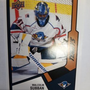 2023-2024 Upper Deck American Hockey League Tendys Malcolm Subban