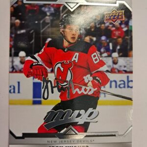 2024-25 MVP Silver Script Jack Hughes