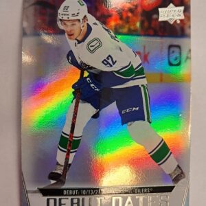2022-23 Upper Deck Debut Dates Vasily Podkolzin