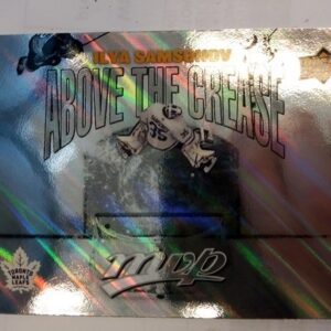 2024-25 UD MVP Above the Crease Ilya Samsonov