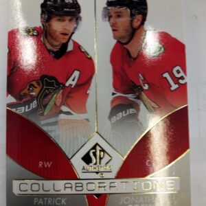 2022-23 UD SP Authentic Collaborations Patrick Kane/Jonathan Toews