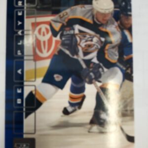 2001-02 In The Game Inc. Be A Player Martin Erat  rc