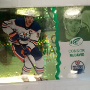 2023-24 UD ICE green Connor McDavid