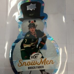2023-24 UD ICE Wild Snowmen Brock Faber