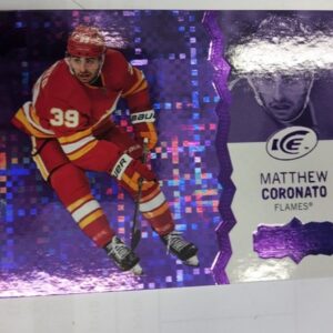 2023-24 UD ICE Rookie purble Matthew Coronato