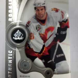 2005-06 UD SP Gameused Edition Authentic Rookie Richie Regehr