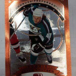1997-98 Donruss Preferred Bronze Rookie Espen Knutsen