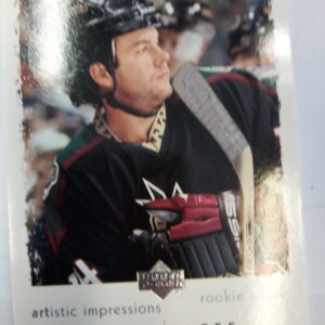 2002-03 UD Artistic Impressions rookie images Jeff Taffe