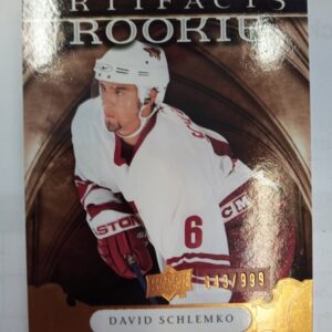 2008-09 UD Artifacts Rookie David Schlemko