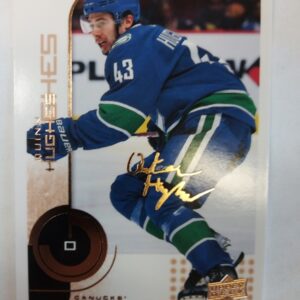 2022-2023 Upper Deck MVP Bronze Sign Quinn Hughes