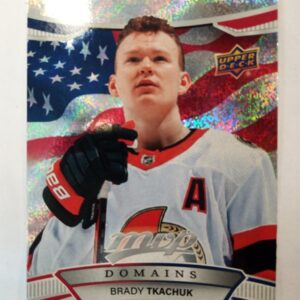 2022-23 UD mvp Domains Brady Tkachuk